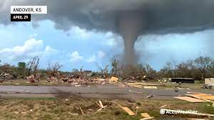 tornado touched down in Kansas ...