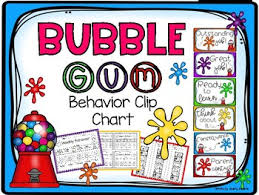Bubble Gum Behavior Clip Chart