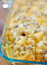 Whisk eggs, heavy cream and all spices together. Sausage Egg Cheese Biscuit Casserole The Country Cook