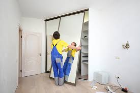 sliding mirror door installation step