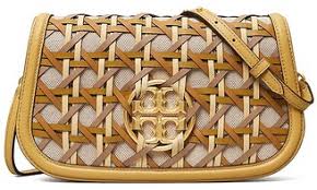 Tory Burch Miller Basketweave Clutch-On-Strap - ShopStyle Clutches