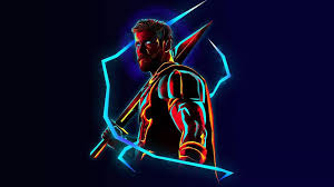 thor neon wallpapers wallpaper cave