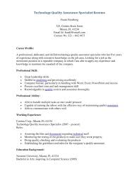 Etl Tester Resume   Resume Cover Letter Template