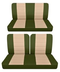 Front And Rear Bench Seat Covers Fits