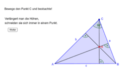 Ein stumpfwinkliges dreieck ist ein dreieck mit einem stumpfen winkel, das heißt mit einem winkel zwischen 90° und 180°. Hohen Hohenschnittpunkt Geogebra