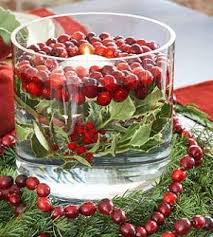 For my christmas chocolate cake i used sugared cranberries to add a festive touch. Glass Vase Filled With Water And Real Cranberries Not Frozen Not Dried And A Whi Cranberry Centerpiece Homemade Christmas Decorations Christmas Centerpieces