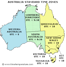 australia time zones australia