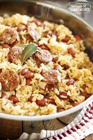 brazilian rice and beans with sausage