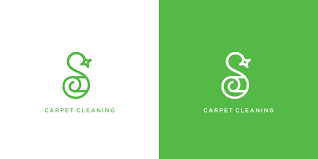 modern carpet cleaning s logo design