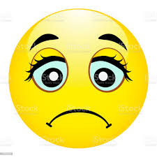 Sad Emoji Wrong Emotion Hurt Emoticon Vector Illustration Smile Icon Stock  Illustration - Download Image Now - iStock