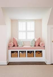 Pink Kids Window Seat Transitional