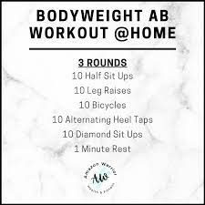 home ab workout without equipment