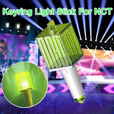 Nct Light Stick Mini Fanlight Lightstick Keyring Key Chain For Nct Official Kpop Concert Wish
