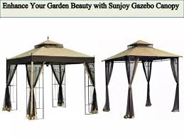 Garden Beauty With Sunjoy Gazebo Canopy