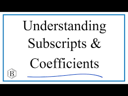 Coefficients When Balancing Equations