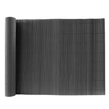 dark grey pvc fence screen bamboo mat