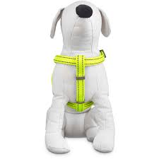 Good2go Reflective Adjustable Padded Dog Harness In Yellow