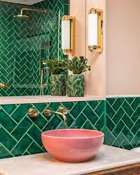Green Tile Bathroom