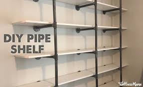 How to Make DIY Industrial Pipe Shelves Wellness Mama
