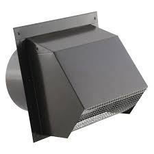 hooded wall vent screen damper