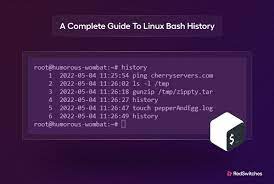 linux history command