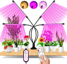 Sunblaster led grow light garden. Amazon Com Grow Lights For Indoor Plants Full Spectrum Eweima 4 Head Led Plant Light With 80 Led 10 Dimmable Levels Plants Lights With Auto 4 8 12h Timer 3 Lighting Modes Remote Control 1 2 3 4 Lights