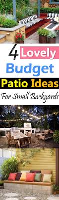 Small patio ideas on a budget 9. 4 Lovely Budget Patio Ideas For Small Backyards Balcony Garden Web