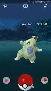 So I Just Ran Into My First Tyranitar Wow Pokemon Go
