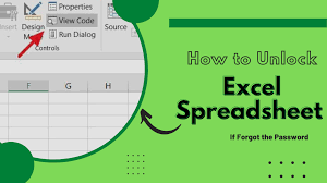 how to unlock an excel spreadsheet if