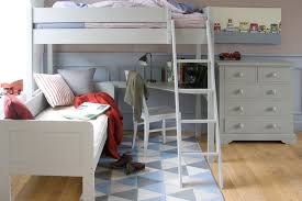 Twin bunk bed for 4 with sofa bel mondo grande. Fargo High Sleeper With Sofa Bed And Corner Desk Farleigh Grey Bunk Bed With Day Bed And Desk Little Folks Furniture