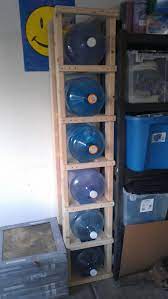 A sleek and smooth surface across the entire steel frame means you can easily clean the entire water jug storage rack in less than 5 minutes! 5 Gallon Water Jug Storage Monoloco Workshop