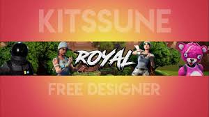 Show me your support with a like & a comment! Banniere Fortnite For Royal By Me 03 Youtube