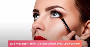 eye makeup hacks to make small eyes