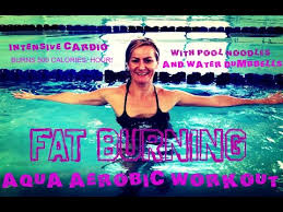 fat burning aqua aerobic workout with