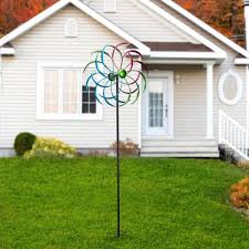 Metal Kinetic Wind Spinner For Garden