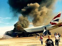 Its 777s are fitted with rolls royce trent 800 and general electric 90 engines. British Airways Boeing 777 200 Jet That Dramatically Caught Fire On The Runway Before Takeoff At Las Vegas Mccarran Is To Be Repaired And Returned To Service Daily Mail Online