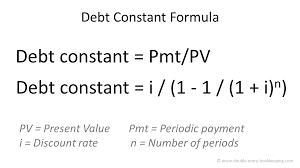 How To Calculate A Debt Constant Double Entry Bookkeeping