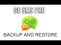 how to backup re sms in gosms pro
