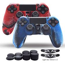 Ps4 Controller Skin Silicone Grips For Playstation 4 Ps4 Slim Pro Controller Pack 2 Anti Slip Cover Case Protector For Dual Shock 4 Controller Two
