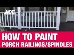 white paint for deck railings