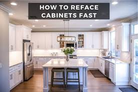 how to reface cabinets fast n hance
