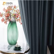 Modern Curtain Blackout Grommet Window Curtain for Living Room – DIHINHOME  Home Textile gambar png