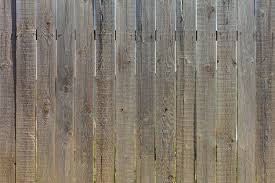 Rustic Fence Made Of Unpainted Boards