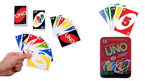 uno friends cards game with metal box