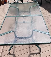 Cushioning On Glass Table Top Table On