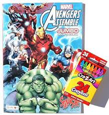 Please check the description for download links if any or do a search to find alternative books. Marvel Avengers Assemble Jumbo Coloring And Activity Book With Cra Z Art Crayons Buy Marvel Avengers Assemble Jumbo Coloring And Activity Book With Cra Z Art Crayons Online At Low Price