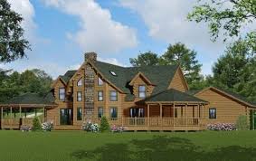 Baltic Luxury Cedar Log Home Floor Plan