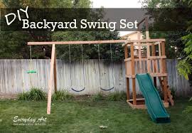 For the kids' safety, select a set that is smooth and is free from sharp corners. 34 Free Diy Swing Set Plans For Your Kids Fun Backyard Play Area