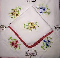 hand embroidered handkerchiefs