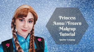 princess anna frozen makeup tutorial